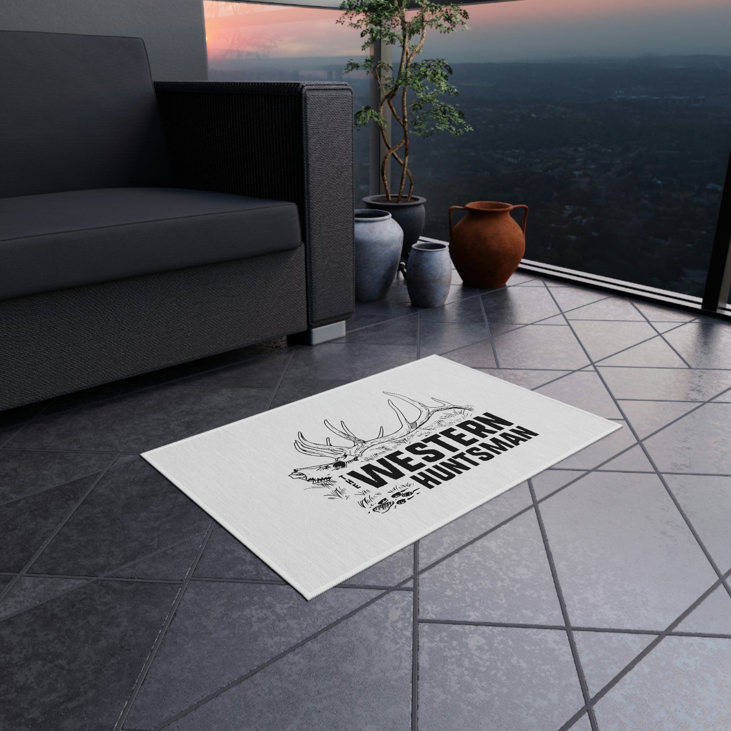 The Western Huntsman Outdoor Rug