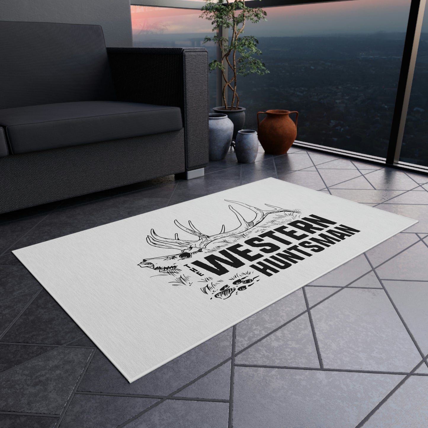 The Western Huntsman Outdoor Rug